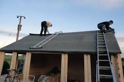 2 man above the roof
