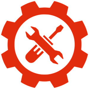 AC repair icon graphic