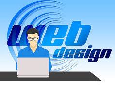 man using laptop graphic